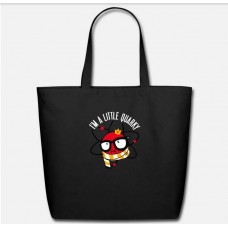 I M A Little Quarky Black Eco-Friendly Tote Bag